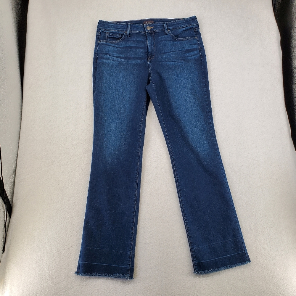 NYDJ Women's Straight Leg Jeans - Dark Blue